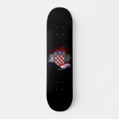 Kroatische vlag persoonlijk skateboard (Voorkant)