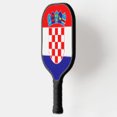 Kroatische vlag pickleball paddle (Links)