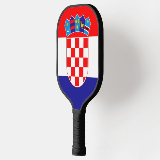 Kroatische vlag pickleball paddle (Links)