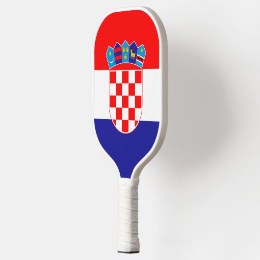 Kroatische vlag pickleball paddle (Links)