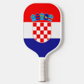 Kroatische vlag pickleball paddle (Voorkant)