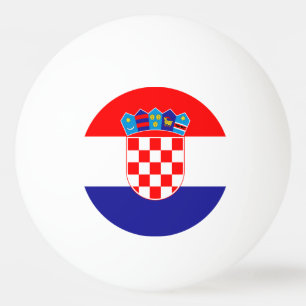 Kroatische vlag pingpongbal