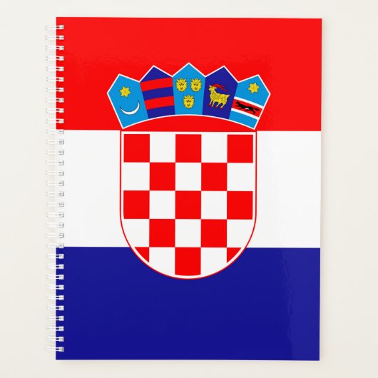 Kroatische vlag planner (Voorkant)