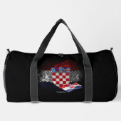 Kroatische vlag plunjezak (Achterkant)