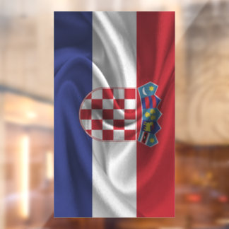 Kroatische vlag raamsticker