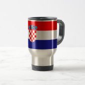 Kroatische vlag reisbeker (Voorkant rechts)