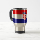 Kroatische vlag reisbeker (Voorkant links)