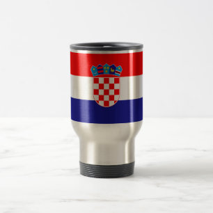 Kroatische vlag reisbeker