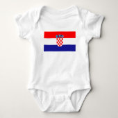 Kroatische vlag romper (Voorkant)