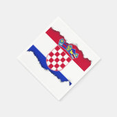 Kroatische vlag servetten (Hoek)