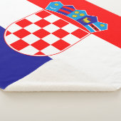 Kroatische vlag sherpa deken (3/4)