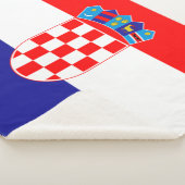 Kroatische vlag sherpa deken (3/4)