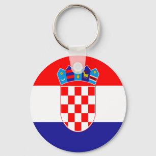Kroatische vlag sleutelhanger