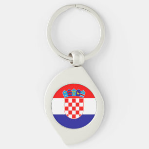 Kroatische vlag sleutelhanger
