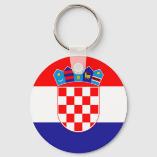 Kroatische vlag sleutelhanger