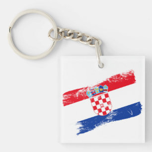 Kroatische Vlag Sleutelhanger – Perfecte Souvenir