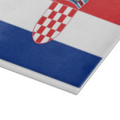 Kroatische vlag snijplank (Hoek)