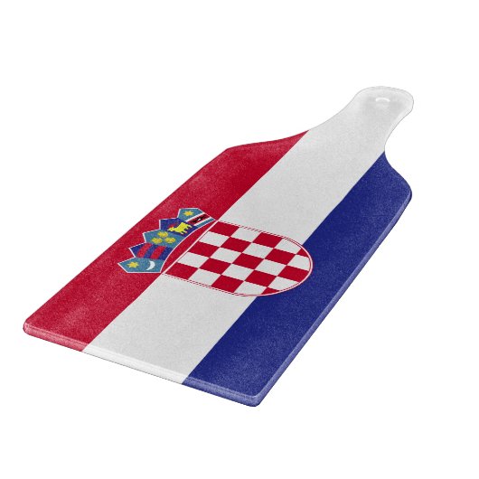 Kroatische vlag snijplank (Hoek)