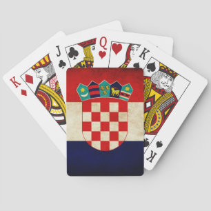 Kroatische vlag speelkaarten
