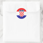 Kroatische vlag Sticker (Tas)