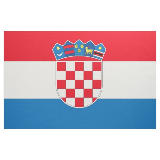 Kroatische vlag stof (Yard (91,4 cm))
