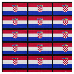 Kroatische vlag stof