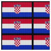 Kroatische vlag stof (Close Up)