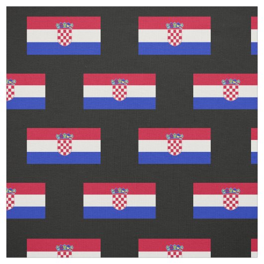 Kroatische vlag stof (Swatch)
