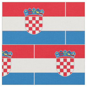 Kroatische vlag stof