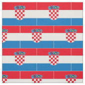 Kroatische vlag stof (Swatch)