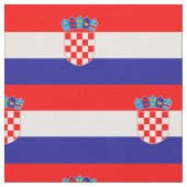 Kroatische vlag stof (Close Up)