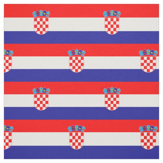 Kroatische vlag stof (Swatch)