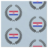 Kroatische vlag stof (Close Up)