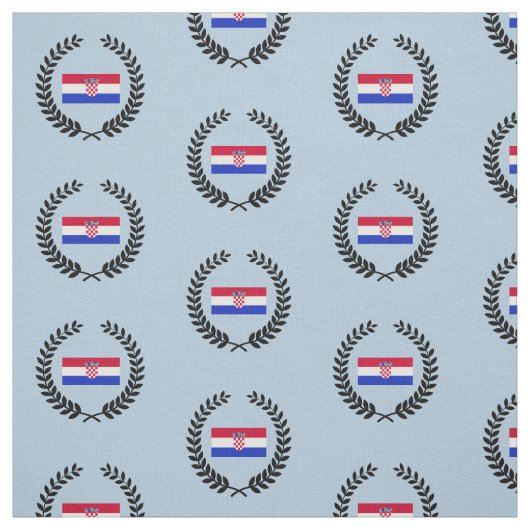 Kroatische vlag stof (Swatch)
