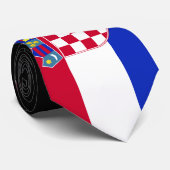 Kroatische vlag stropdas (Opgerold)