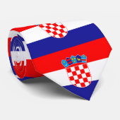 Kroatische vlag stropdas (Opgerold)