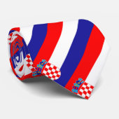 Kroatische vlag stropdas (Opgerold)