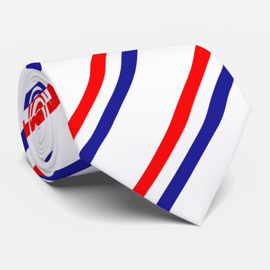 Kroatische vlag stropdas (Opgerold)