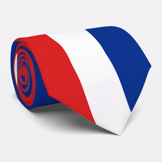 Kroatische vlag stropdas (Opgerold)