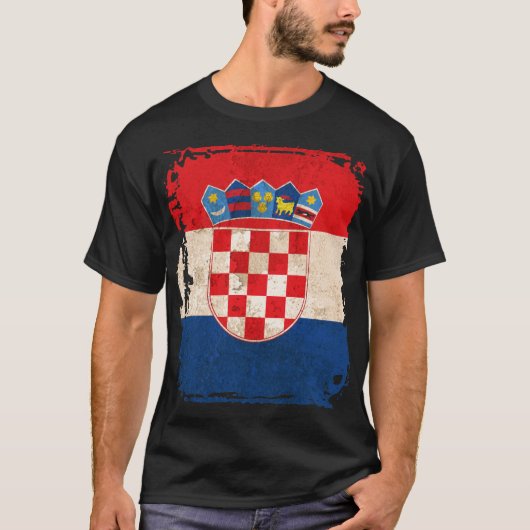 Kroatische vlag t-shirt (Voorkant)