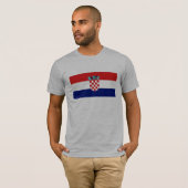 Kroatische vlag t-shirt (Voorkant volledig)