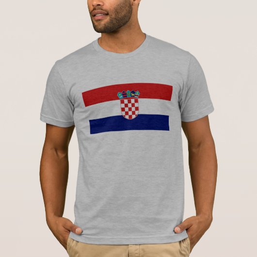 Kroatische vlag t-shirt (Voorkant)