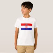 Kroatische vlag t-shirt (Voorkant volledig)
