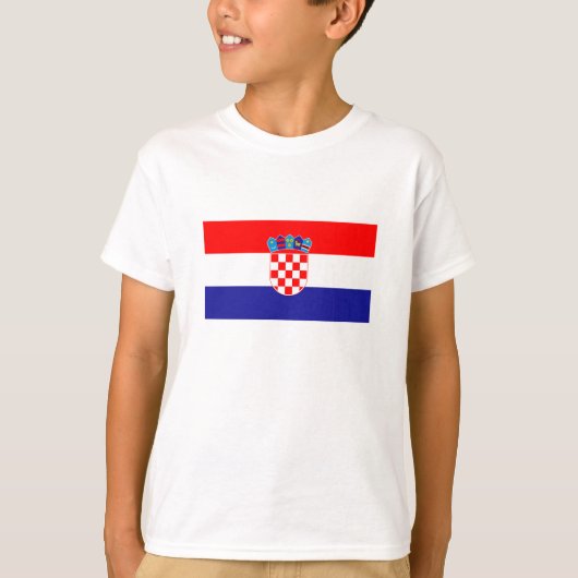 Kroatische vlag t-shirt (Voorkant)