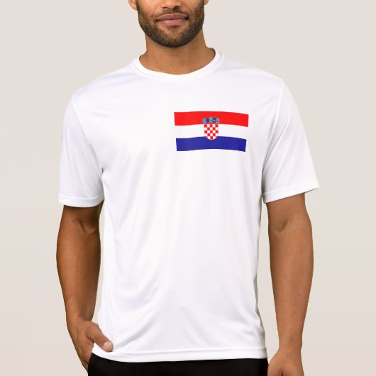 Kroatische vlag t-shirt (Voorkant)