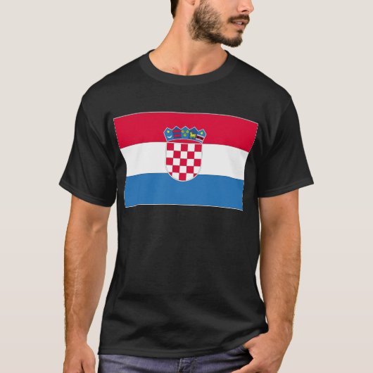 Kroatische vlag t-shirt (Voorkant)