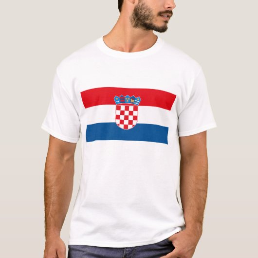 Kroatische vlag T-shirt (Voorkant)