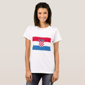 Kroatische vlag t-shirt (Voorkant volledig)