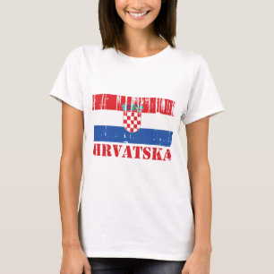 Kroatische vlag t-shirt