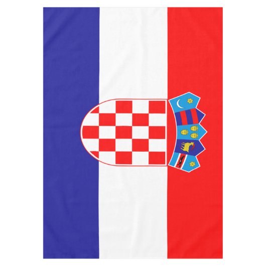 Kroatische vlag tafelkleed (Voorkant)